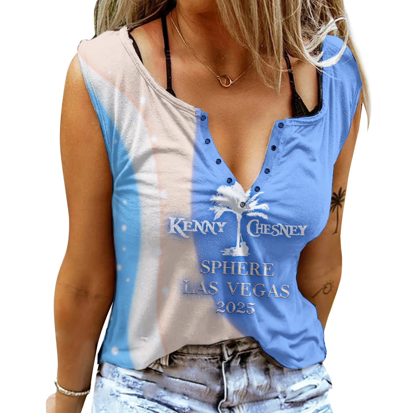 KNCN Women's V-neck Tank Top TMN