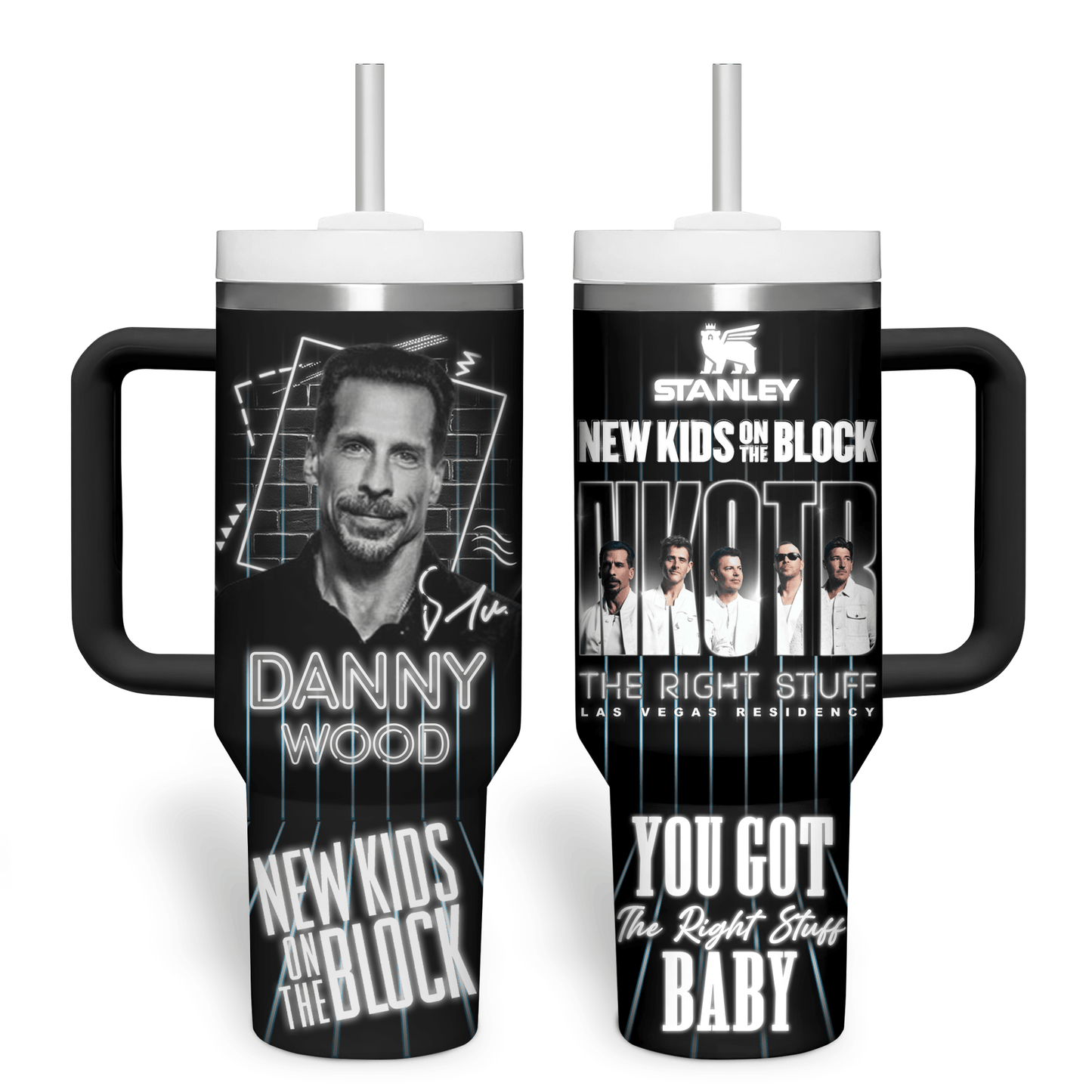 NKOTB 40oz Tumbler With Handle TNSM