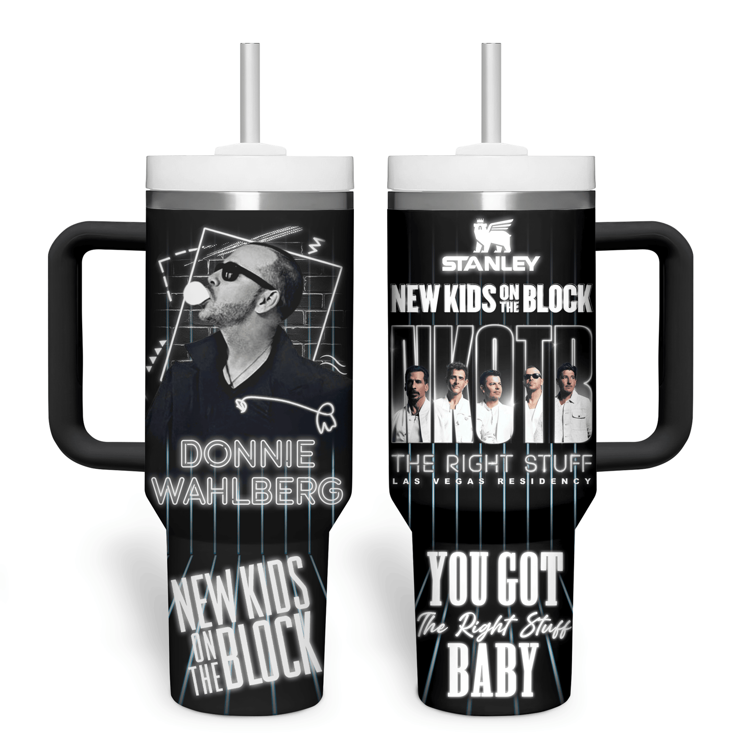 NKOTB 40oz Tumbler With Handle TNSM