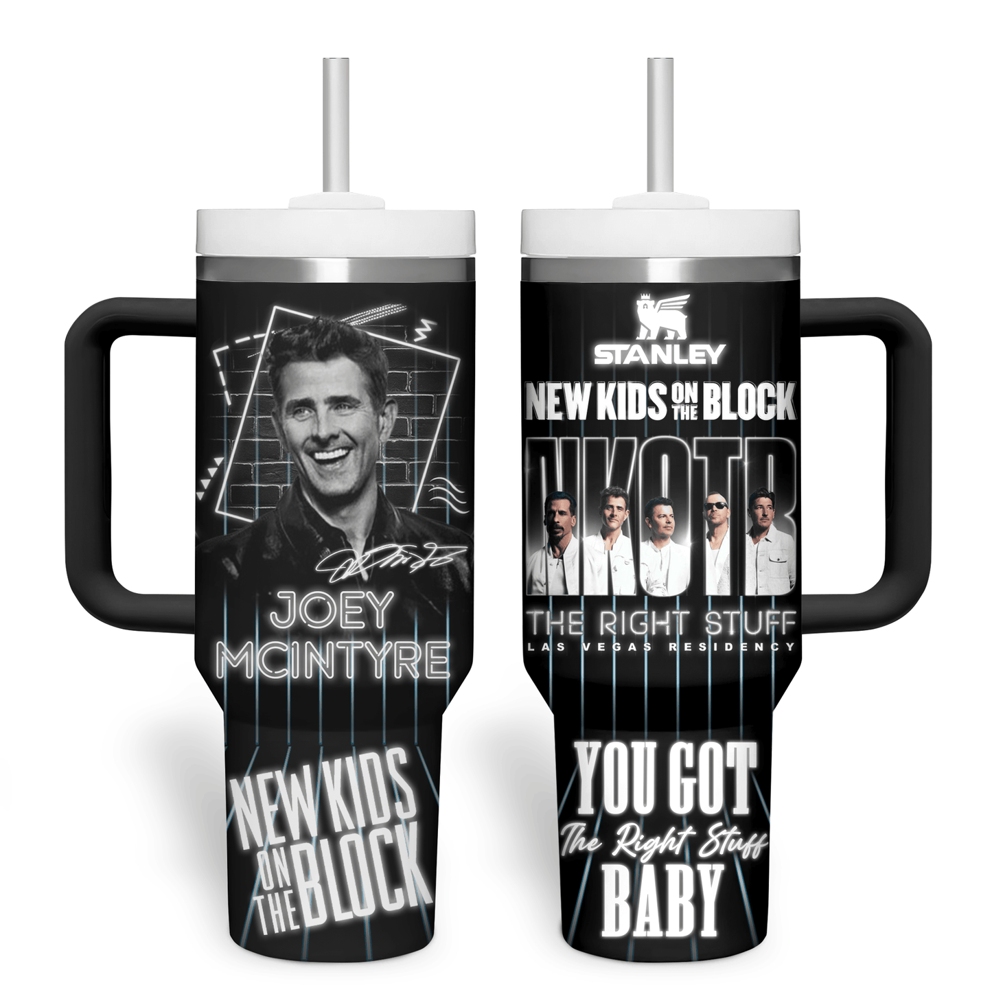 NKOTB 40oz Tumbler With Handle TNSM