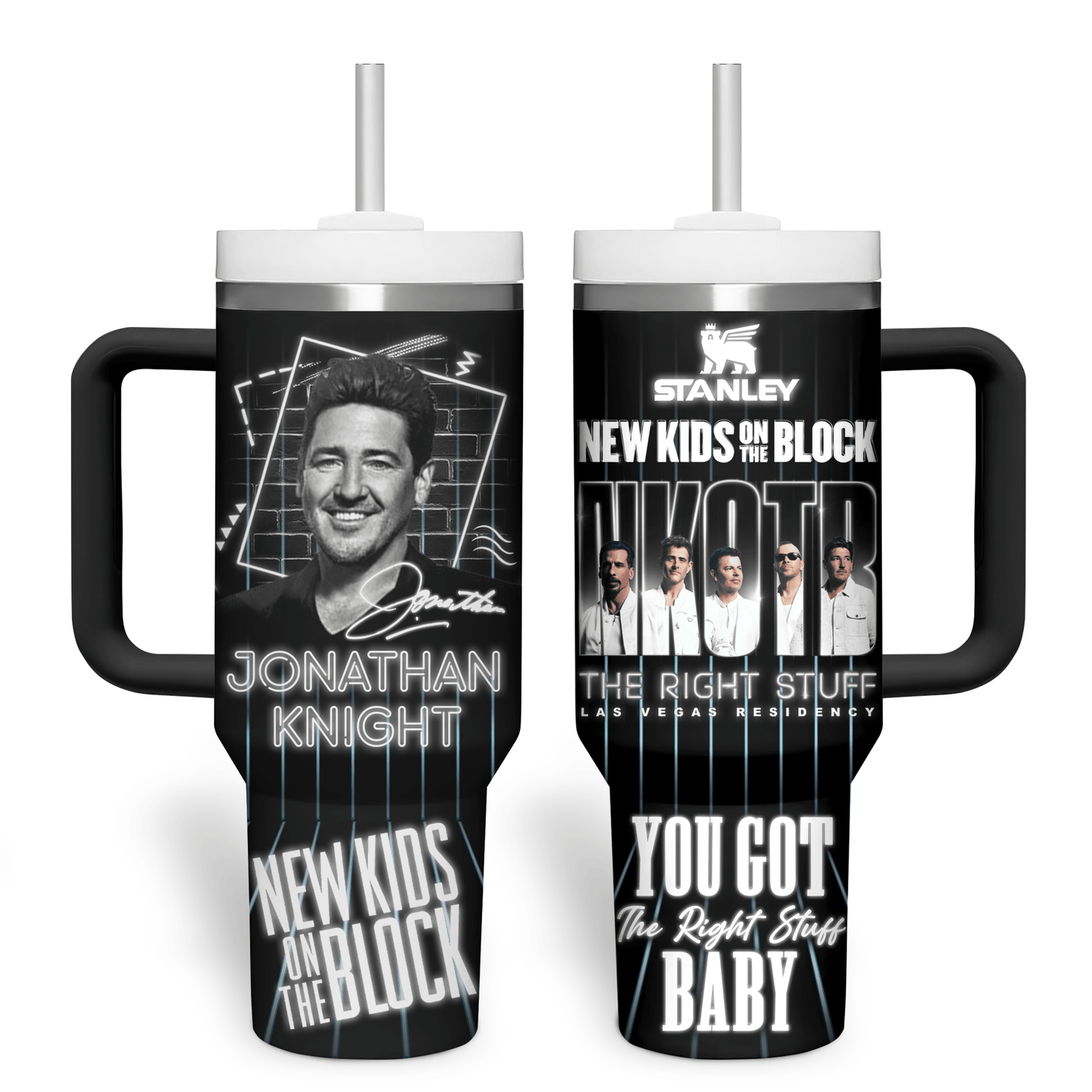 NKOTB 40oz Tumbler With Handle TNSM