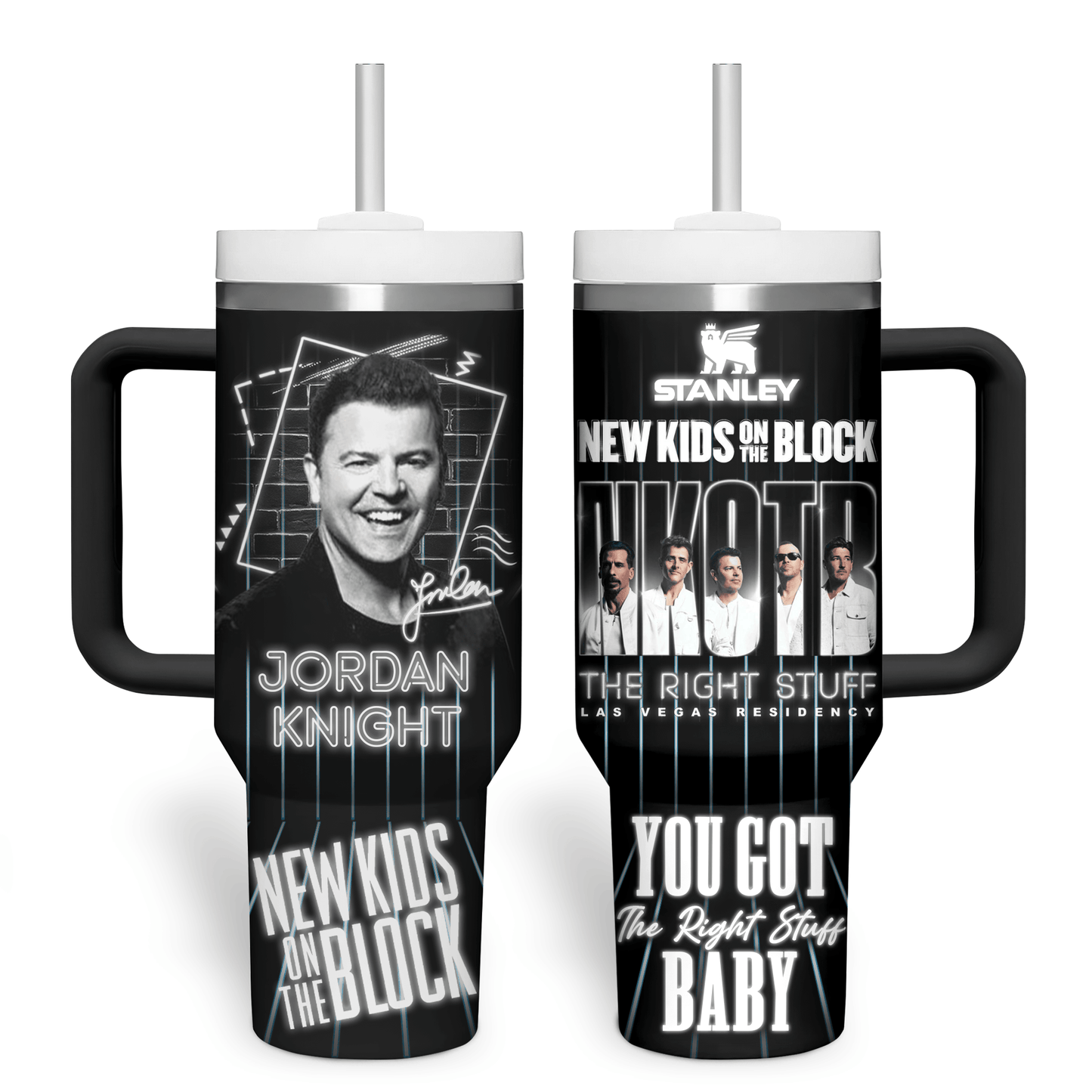 NKOTB 40oz Tumbler With Handle TNSM