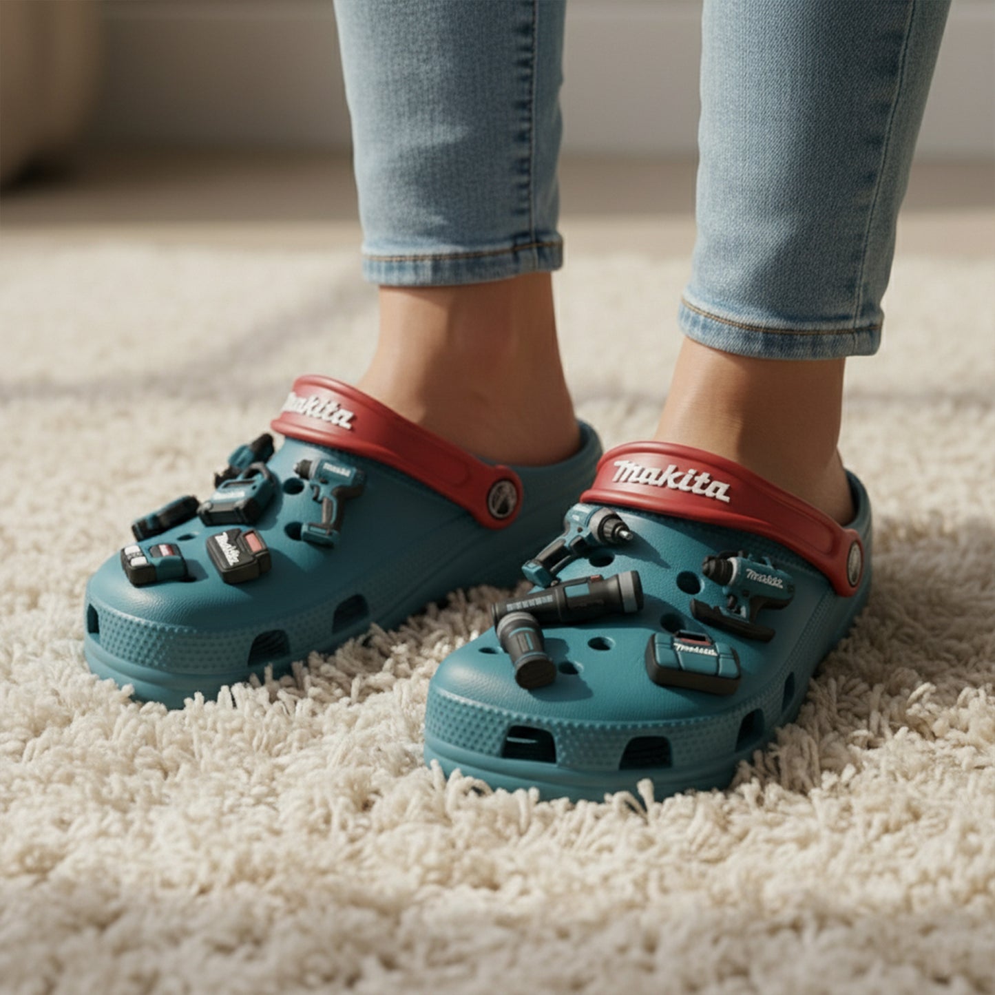 PREMIUM MKTA CLOGS WITH CHARMS LNTH