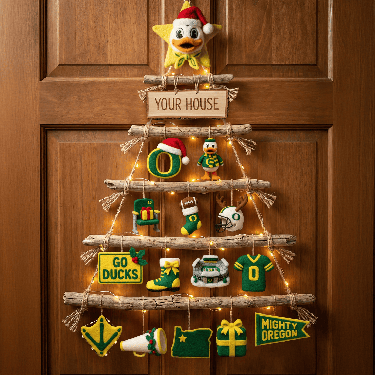 ORD Premium Rustic Wall Christmas Tree HTTT