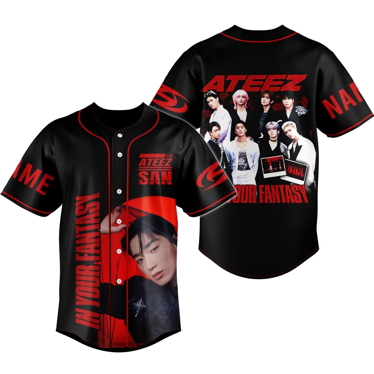 ATEEZ JERSEY SHIRT TNSM - dcprintify