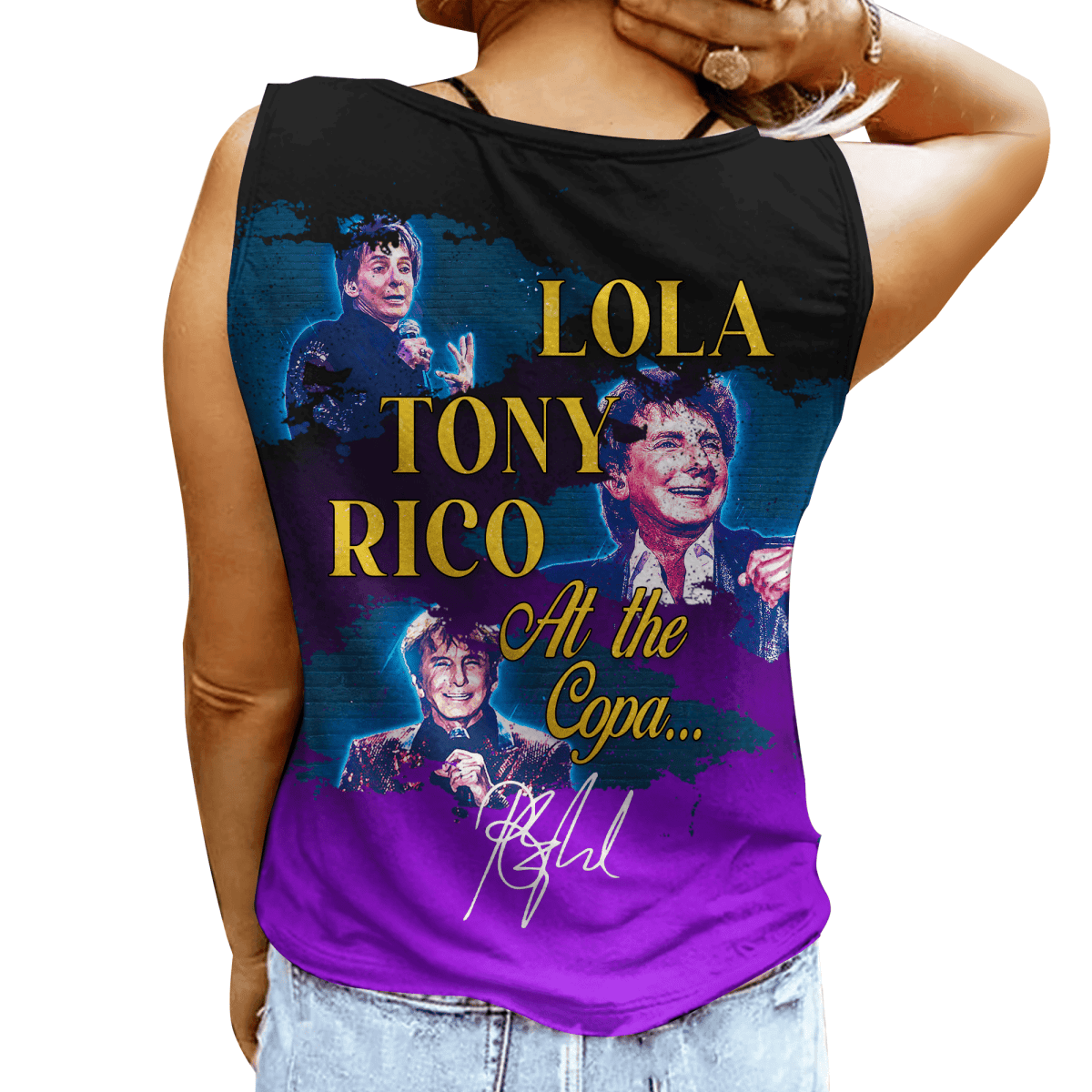 BRML Women's V - neck Tank Top TMN - dcprintify