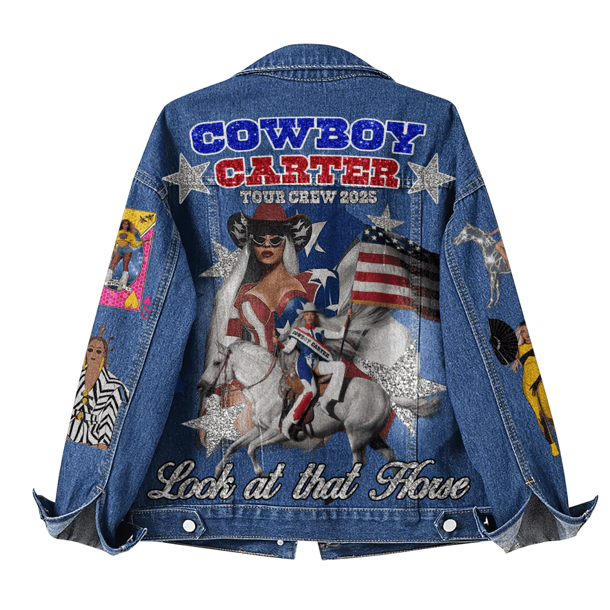 BYC Denim Jacket PHN - dcprintify