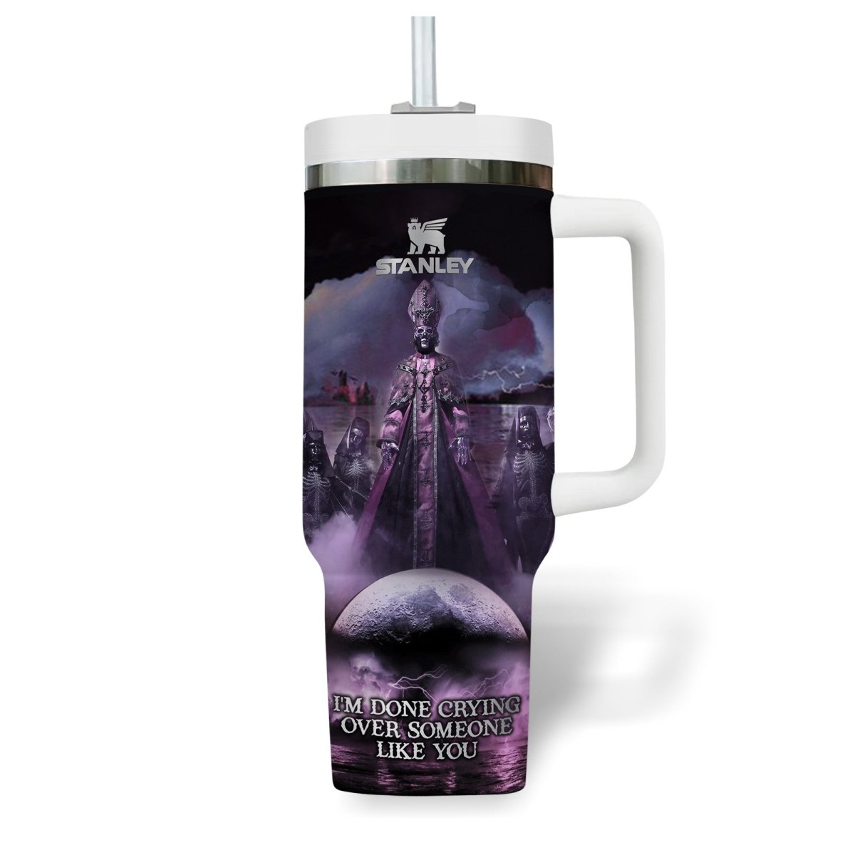 GHB 40oz Tumbler With Handle DAT - dcprintify