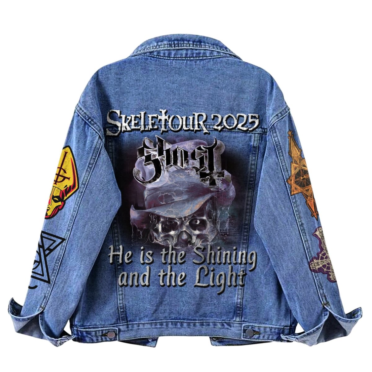 GHB Denim Jacket BHG - dcprintify