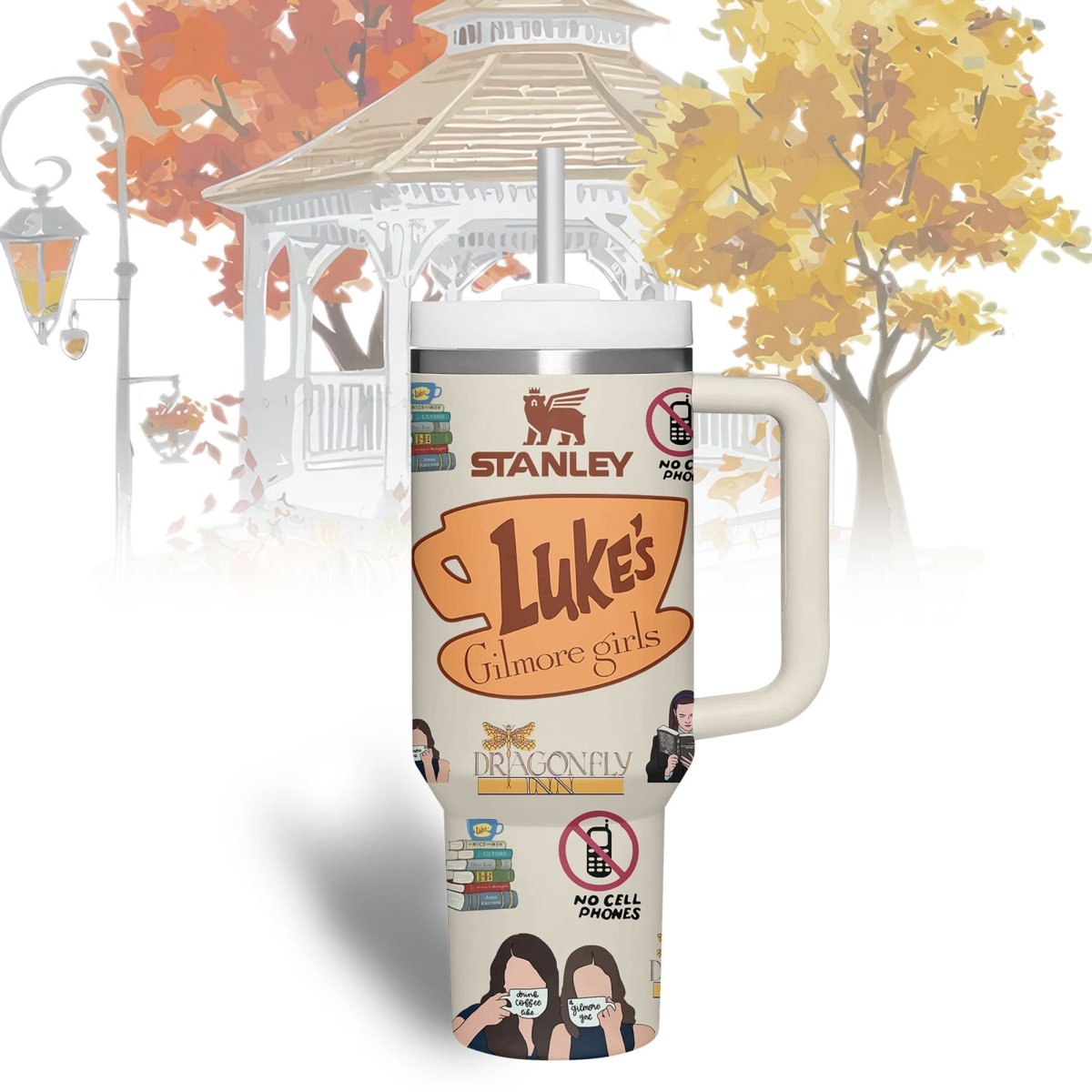 GMG 40oz Tumbler With Handle TTT - dcprintify