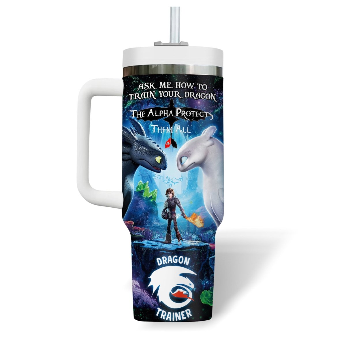 HTTYD 40oz Tumbler With Handle PTH - dcprintify