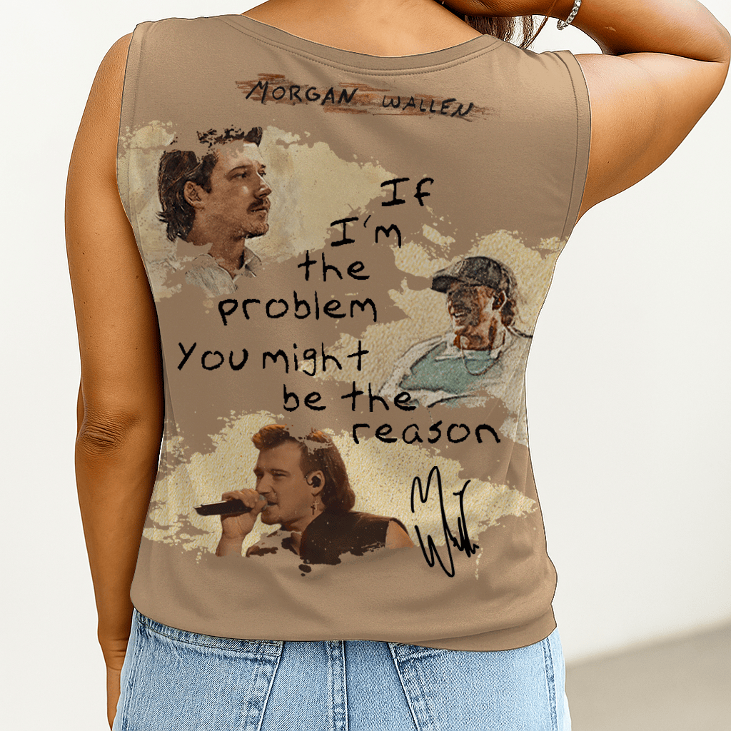 MGWL Women's V - neck Tank Top TMN - dcprintify