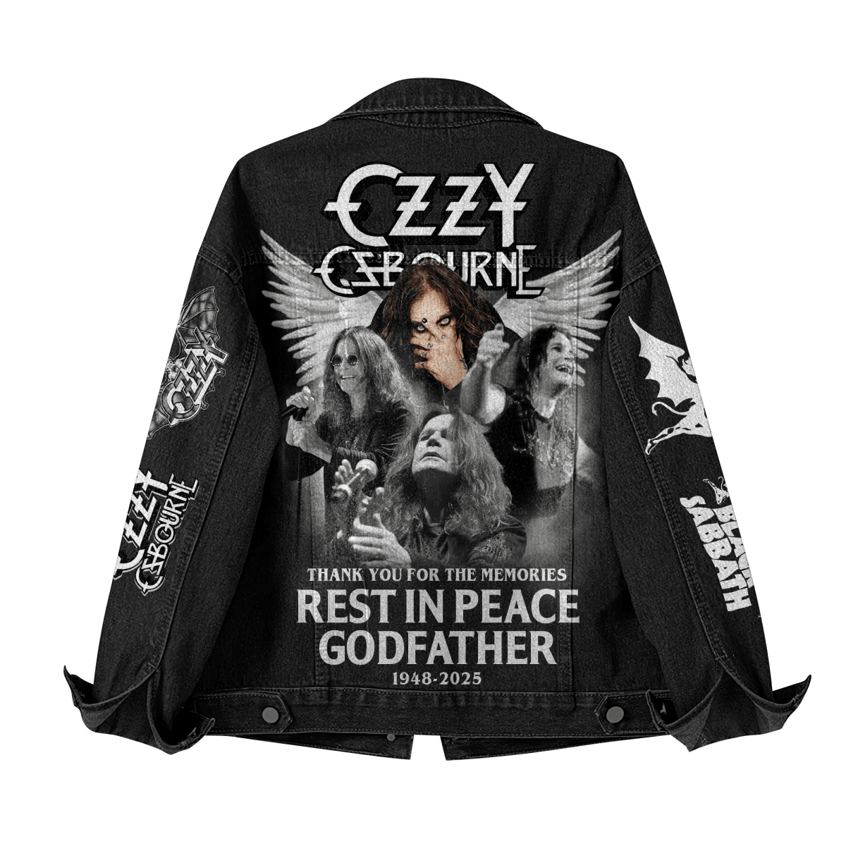 OZOB Denim Jacket DAT - dcprintify