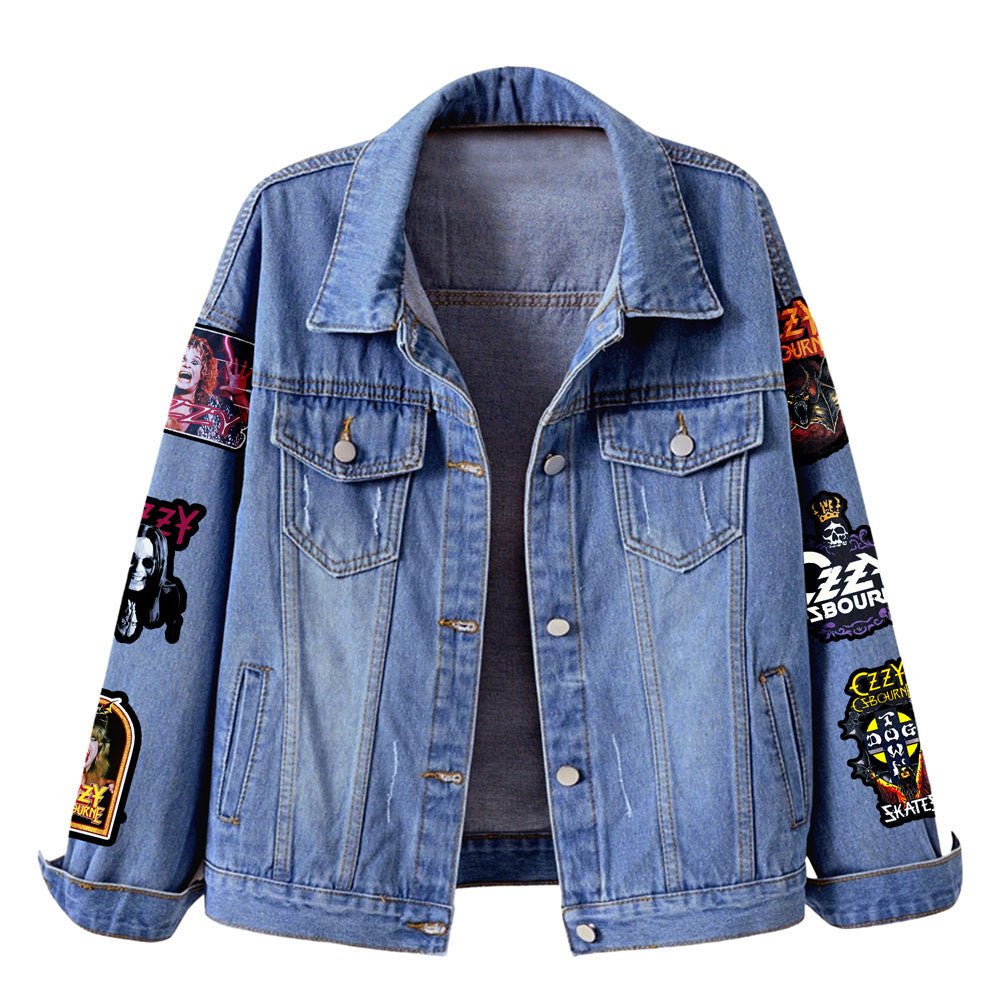 OZOB Denim Jacket DC - dcprintify