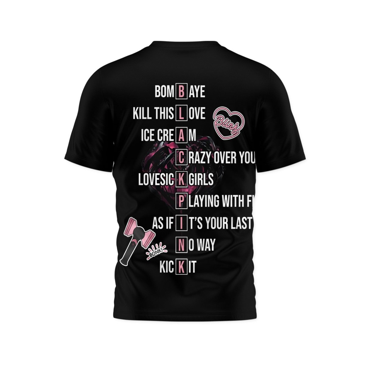 PREMIUM BLPK 3D SHIRT PHN - dcprintify