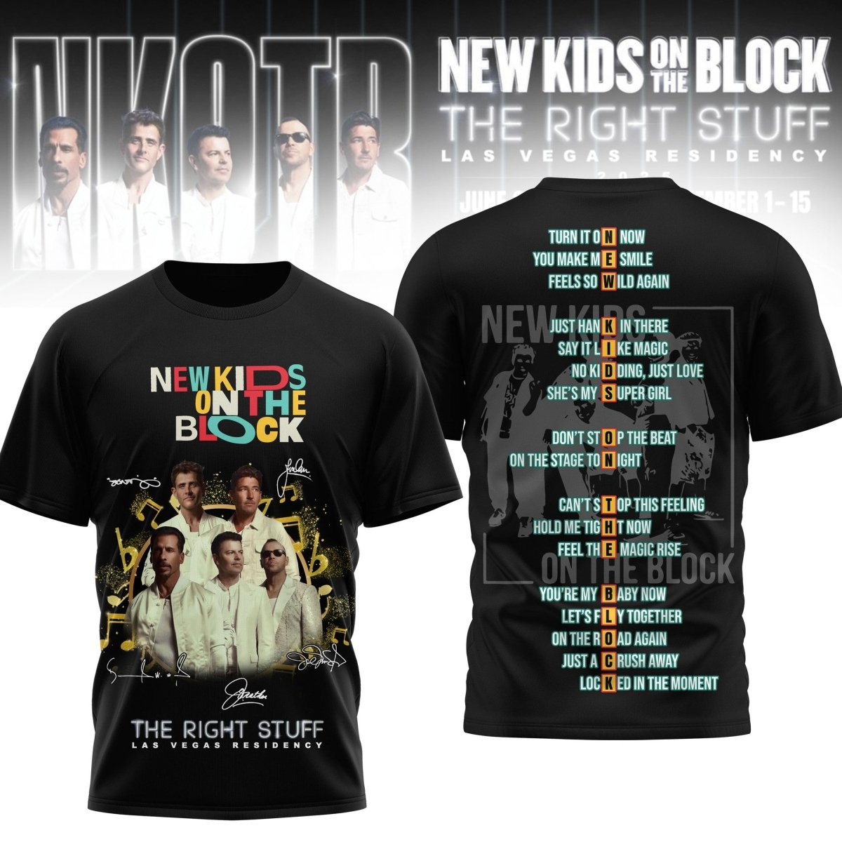PREMIUM NKOTB 3D SHIRT TNSM - dcprintify