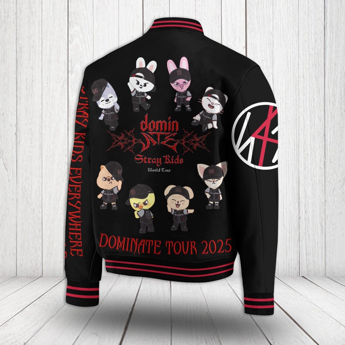 PREMIUM STRAY KIDS BASEBALL JACKET BHG - dcprintify