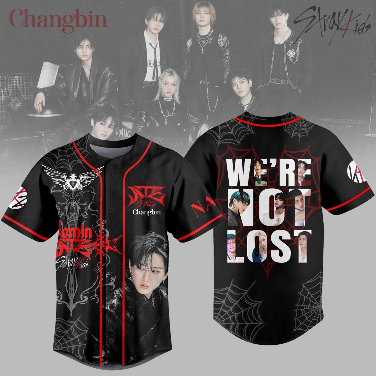 STRAY KIDS JERSEY SHIRT PHN - dcprintify
