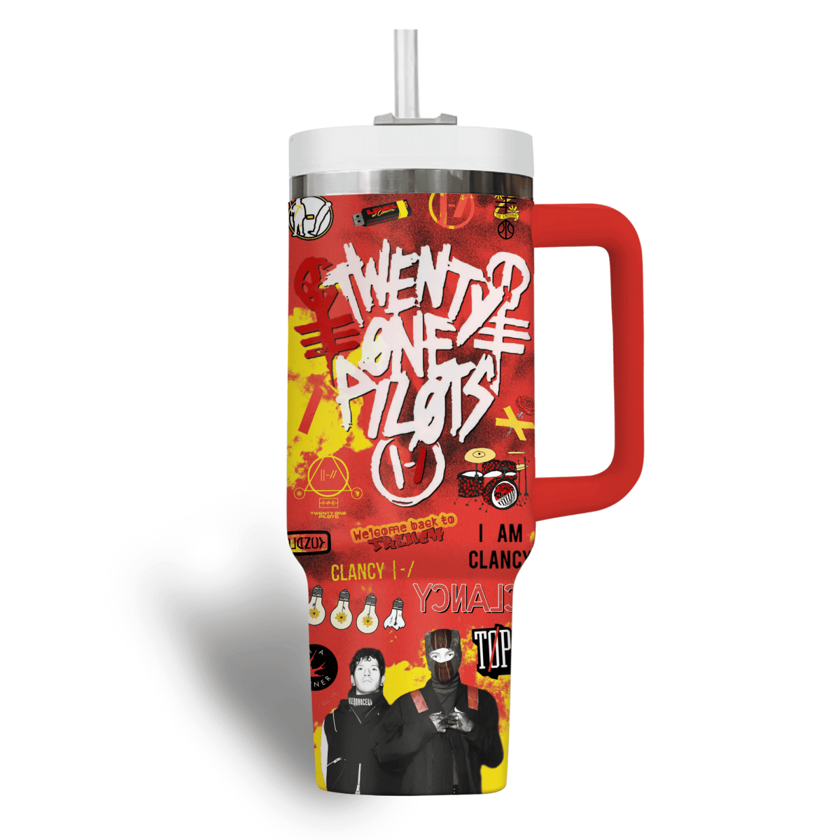 TOP 40oz Tumbler With Handle TNSM - dcprintify