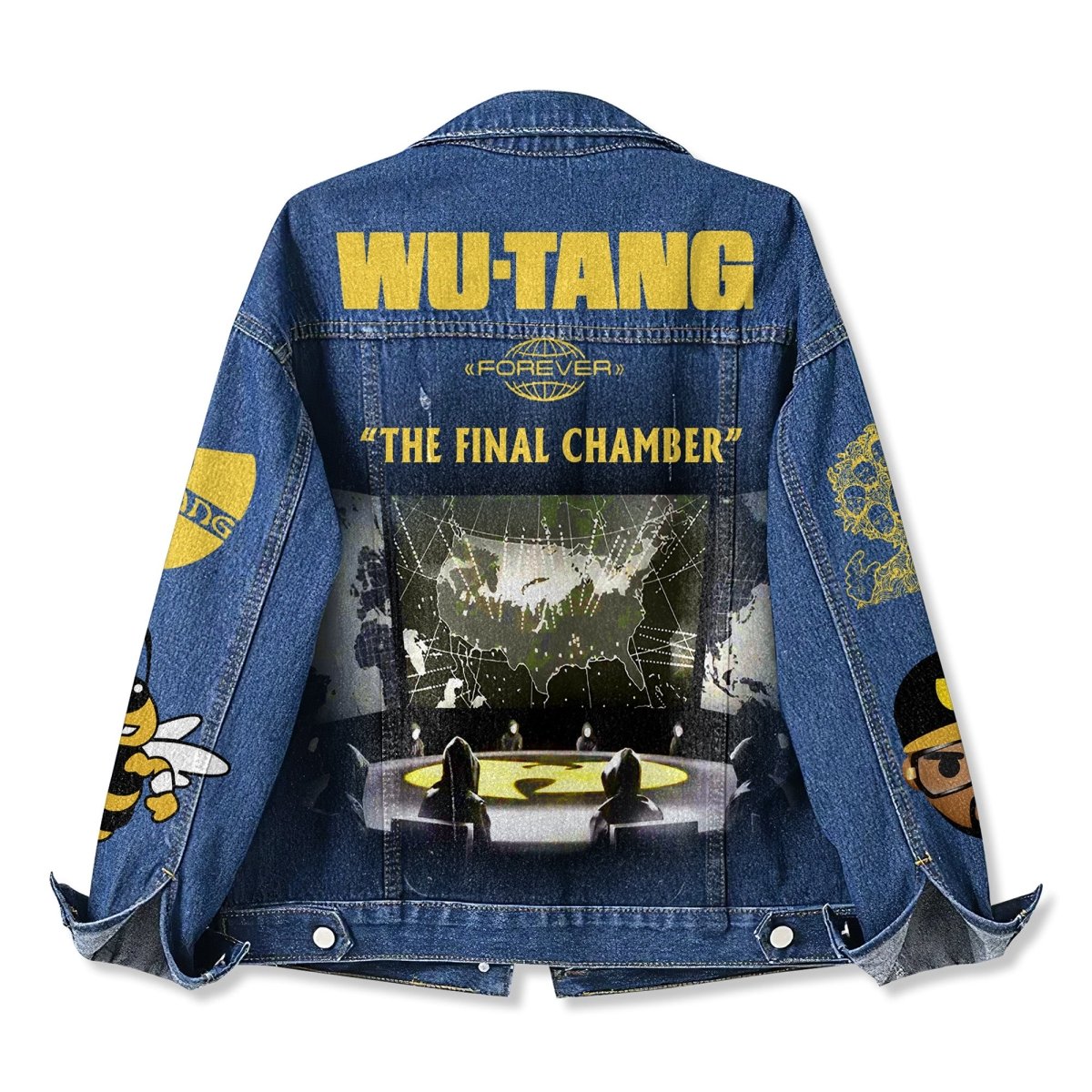 WTC Denim Jacket TMN - dcprintify