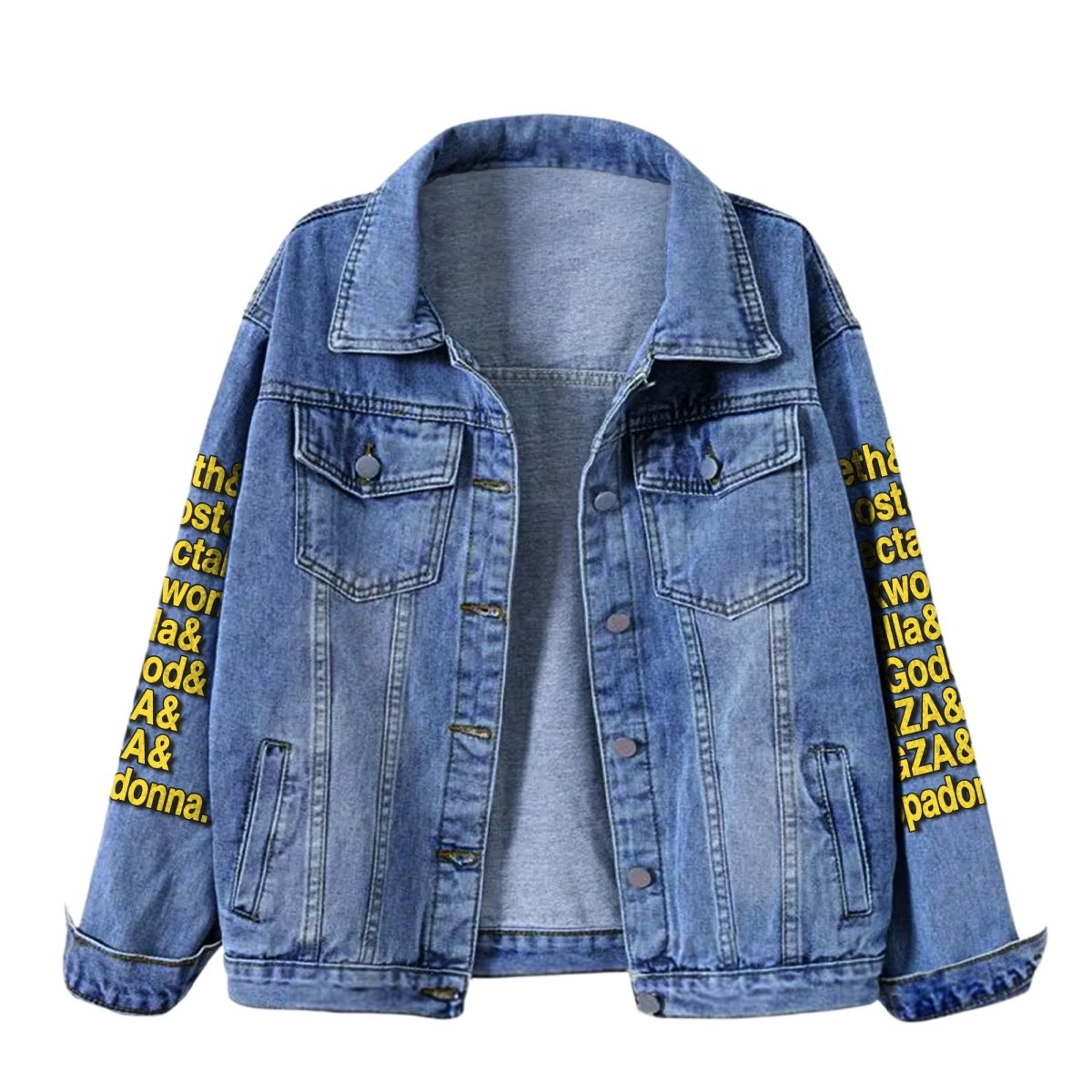 WTC Denim Jacket TNSM - dcprintify