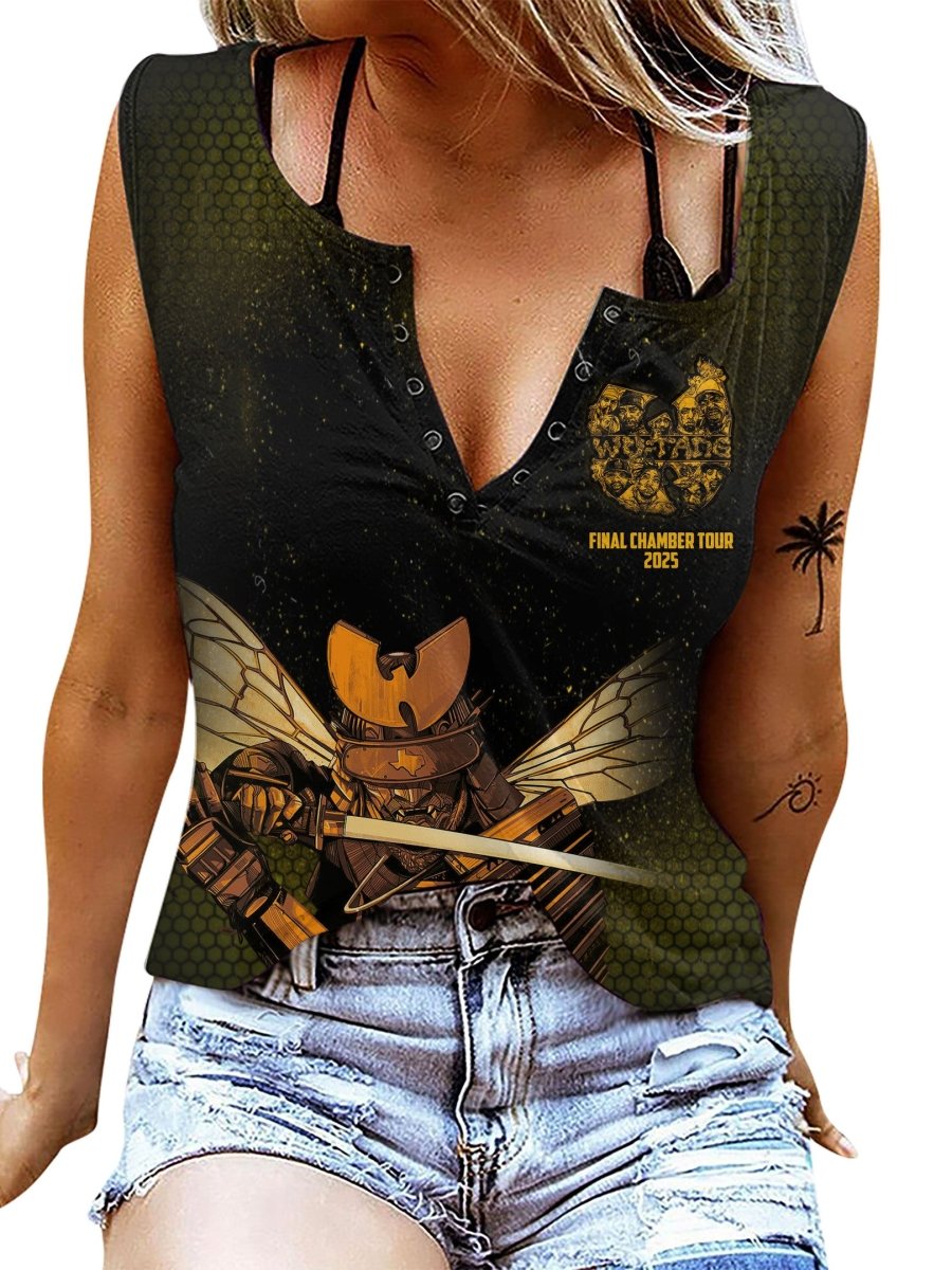 WTC Women's V - neck Tank Top TNSM - dcprintify