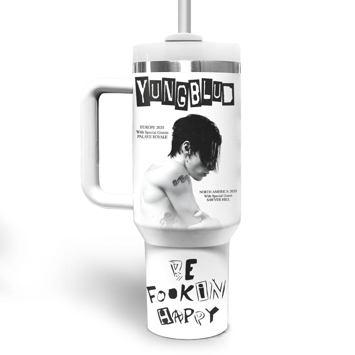 YBD 40oz Tumbler With Handle DC - dcprintify