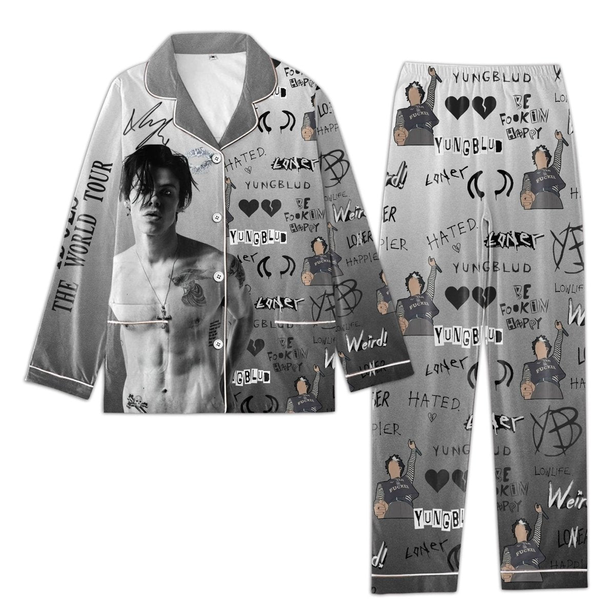 YBD Button Down Pajamas TNSM - dcprintify