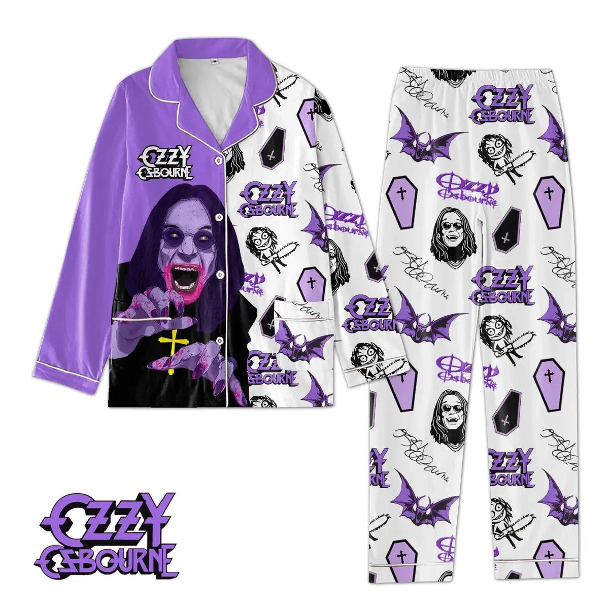 PREMIUM OZOB SS BUTTON PAJAMAS SET DCA