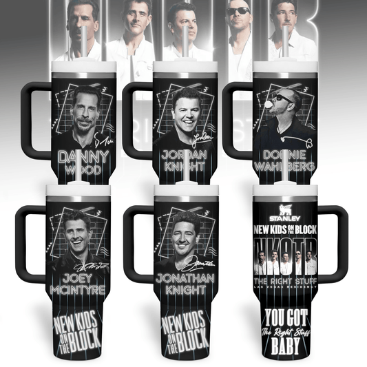 NKOTB 40oz Tumbler With Handle TNSM
