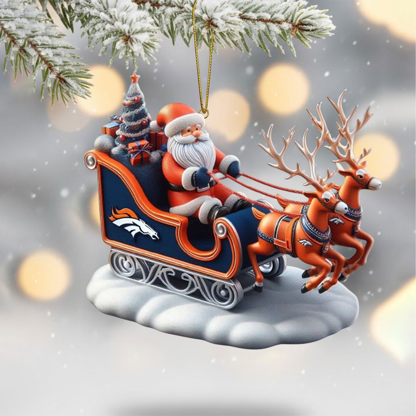 COMBO DVBC CHRISTMAS TREE TOPPER WITH ORNAMENT DAT