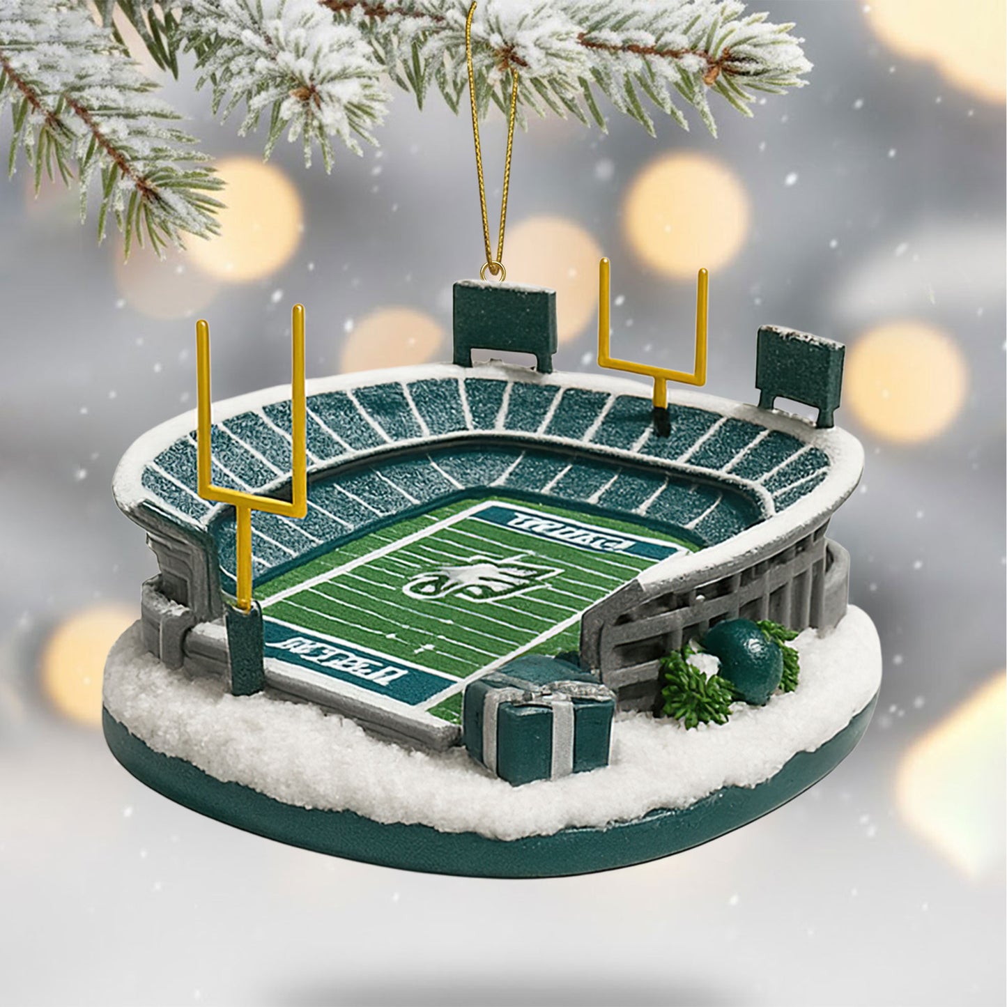 COMBO PLDE CHRISTMAS TREE TOPPER WITH ORNAMENT DAT