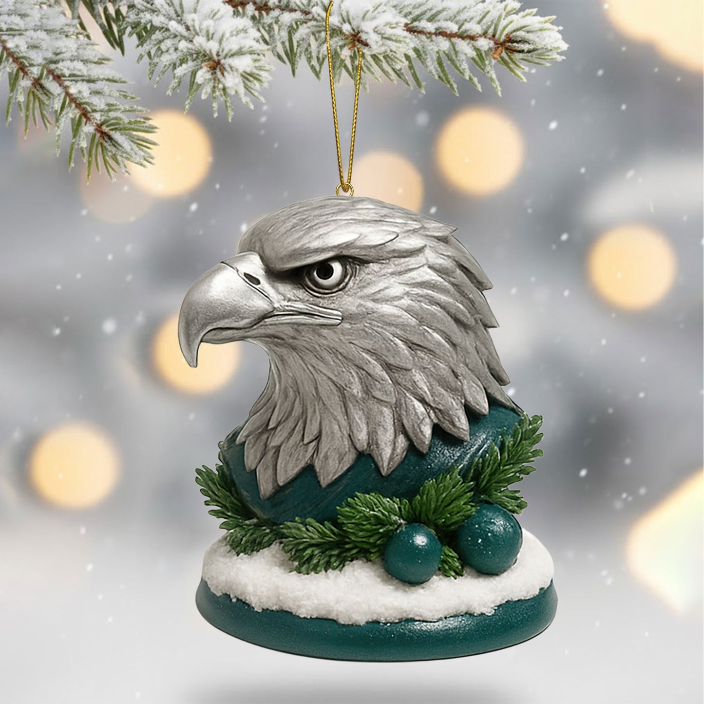 COMBO PLDE CHRISTMAS TREE TOPPER WITH ORNAMENT DAT