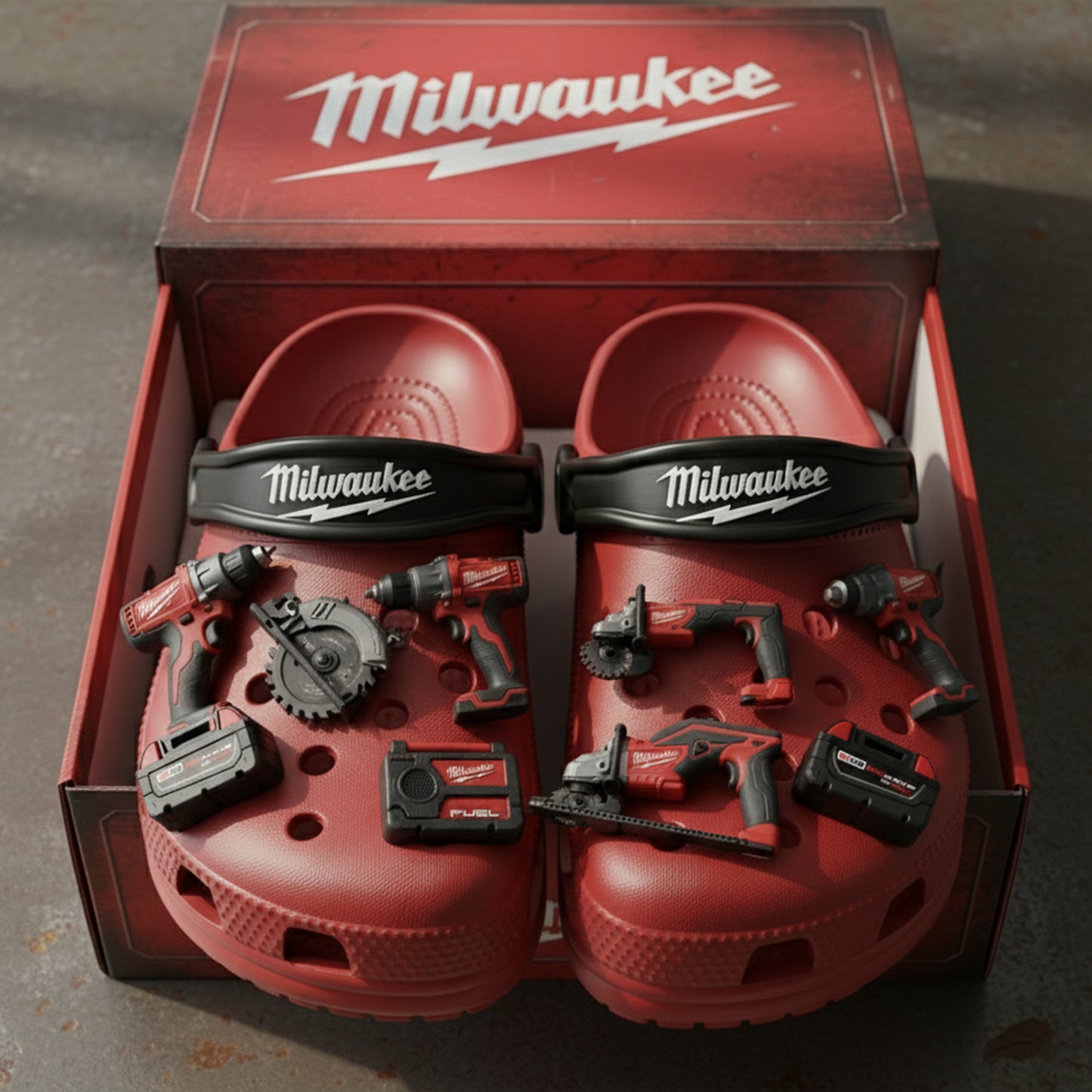 PREMIUM MWKE CLOGS WITH CHARMS LNTH