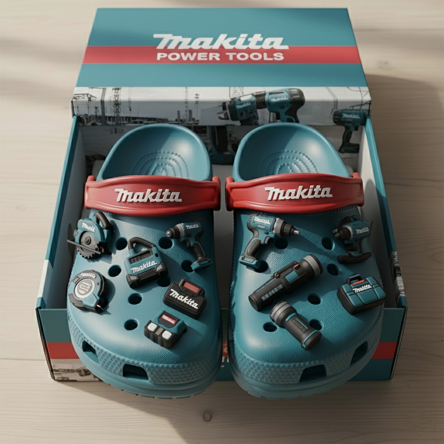 PREMIUM MKTA CLOGS WITH CHARMS LNTH