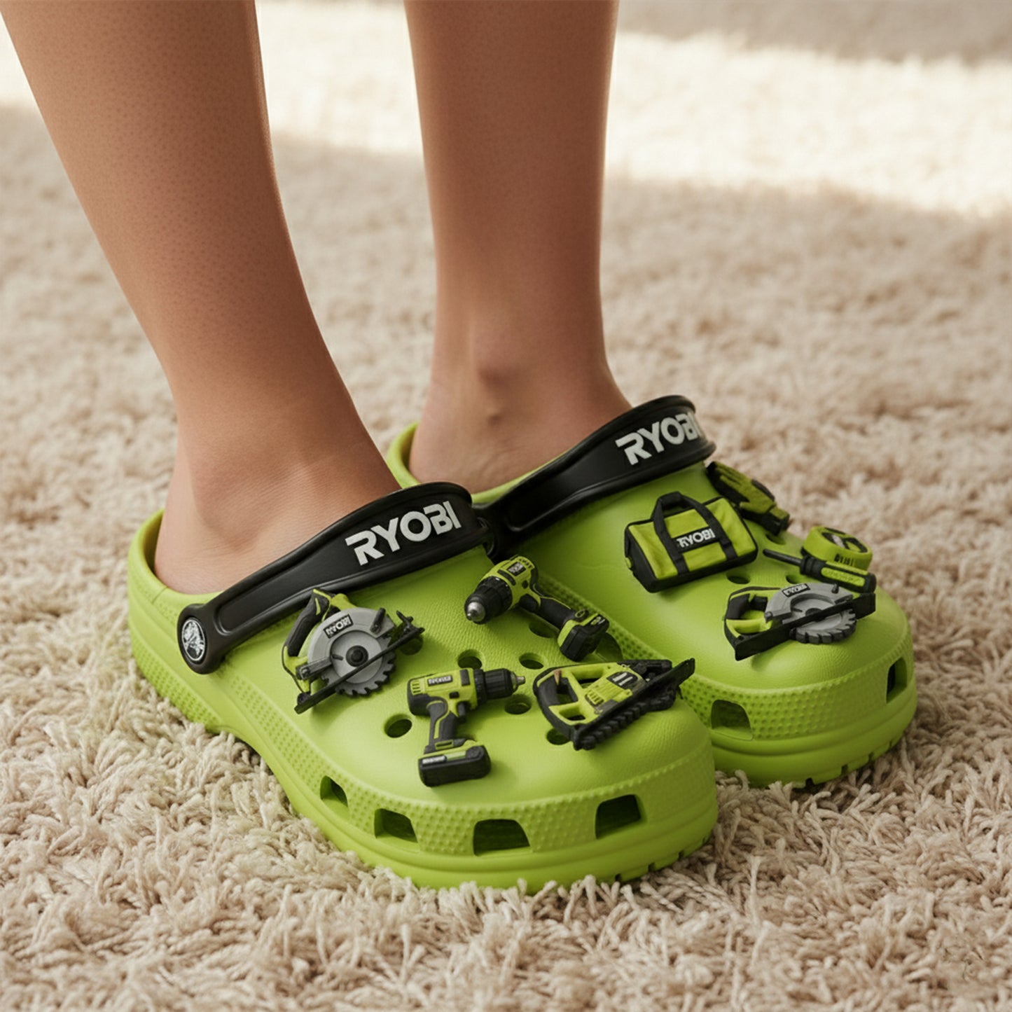 PREMIUM RYOB CLOGS WITH CHARMS LNTH