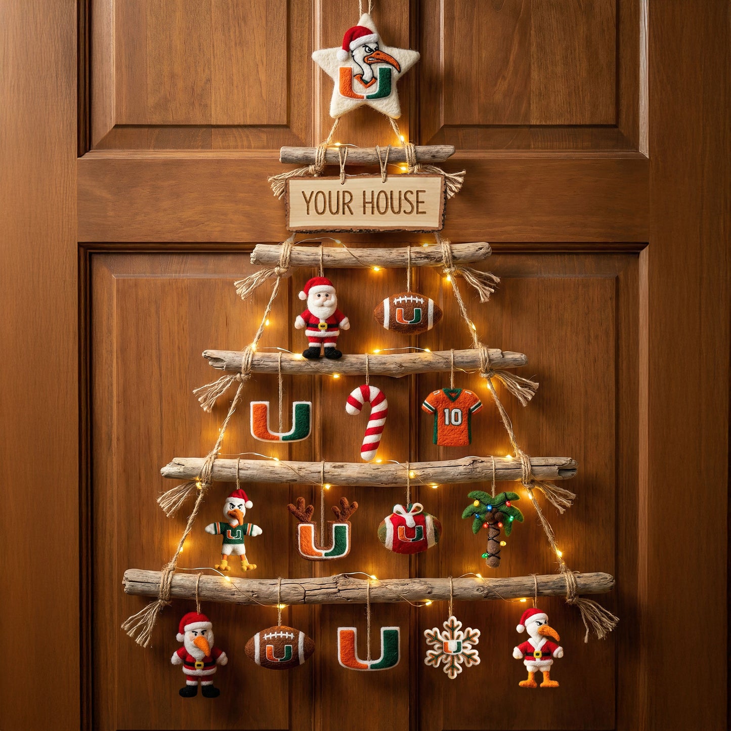MHC Premium Rustic Wall Christmas Tree HTTT