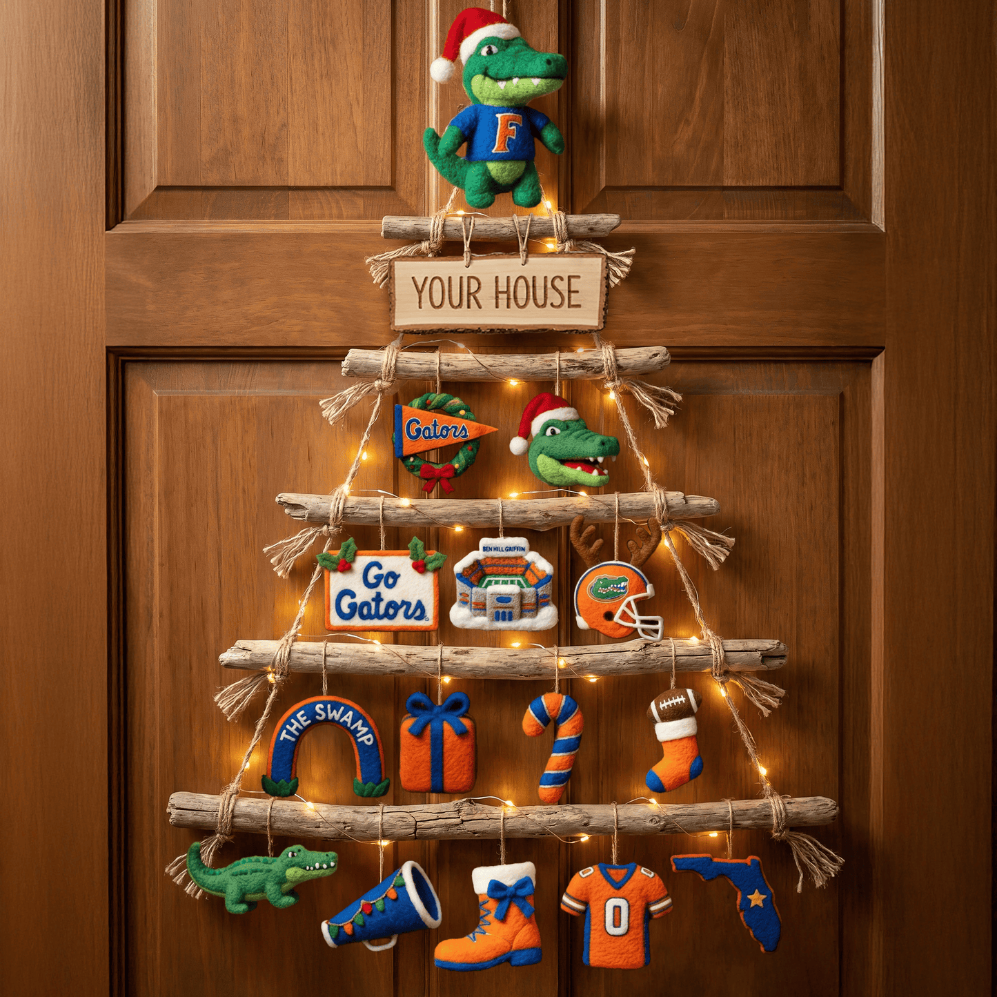 FGT Premium Rustic Wall Christmas Tree HTTT