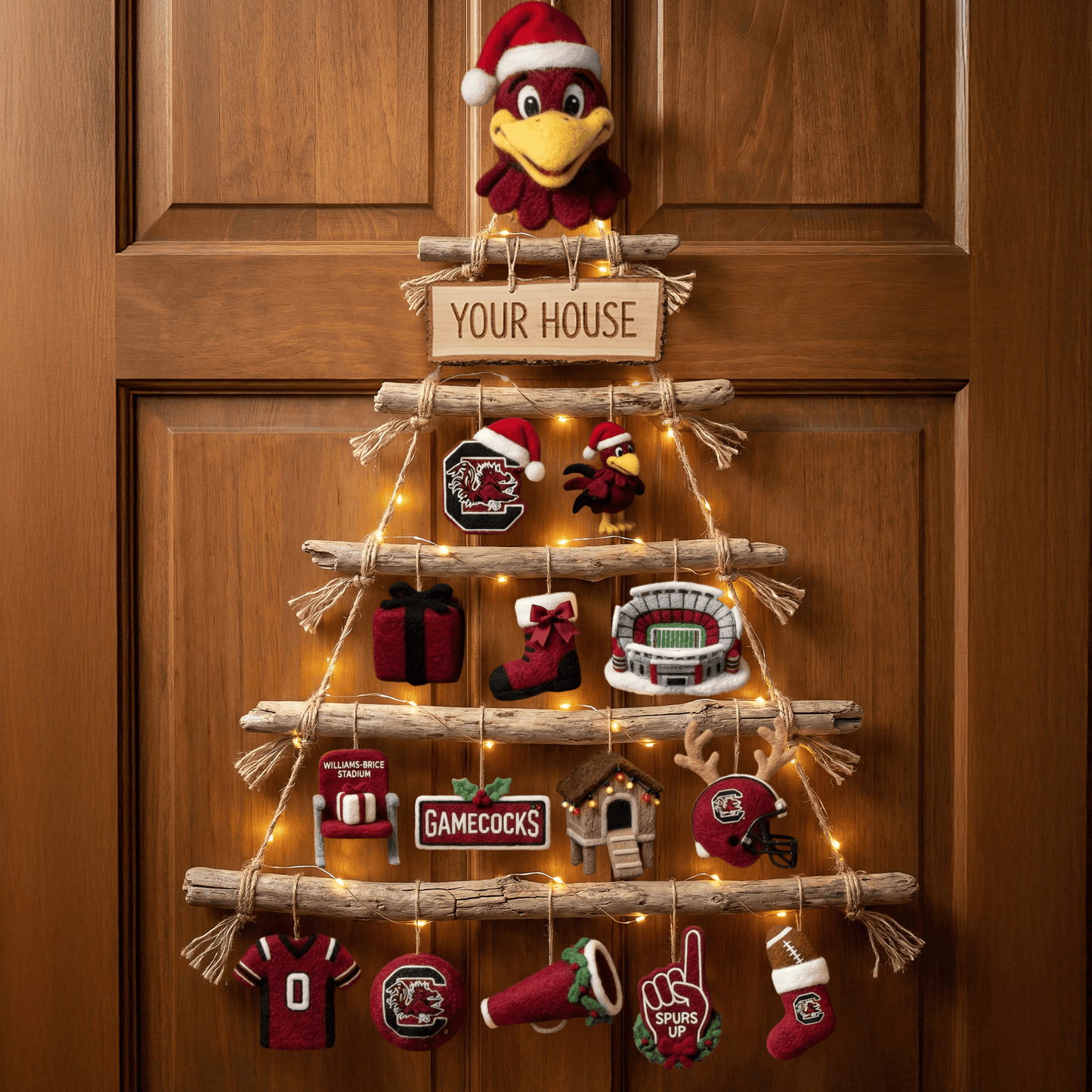 SCG Premium Rustic Wall Christmas Tree HTTT