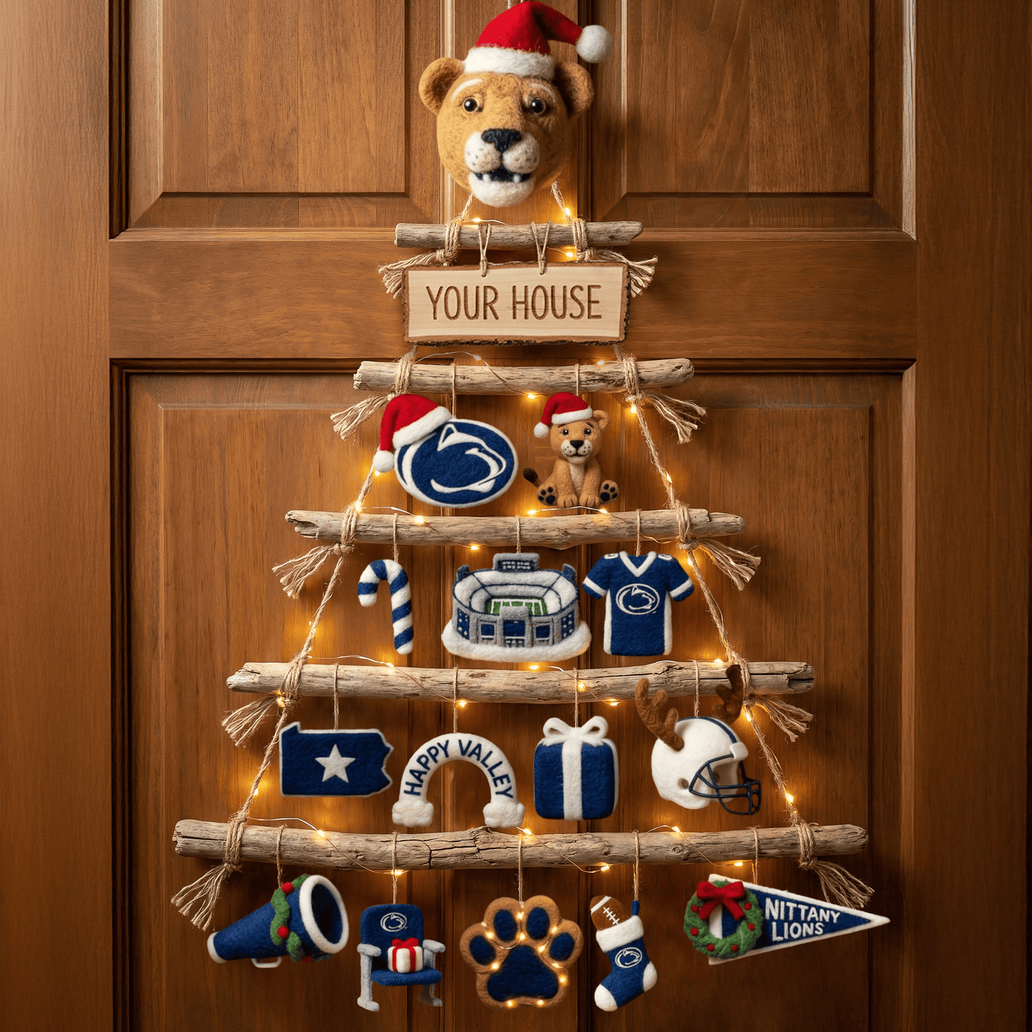 PSNL Premium Rustic Wall Christmas Tree HTTT