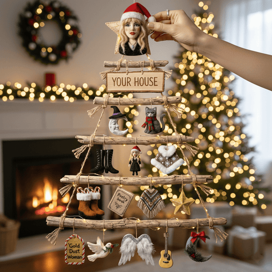 STNK Premium Rustic Wall Christmas Tree HTTT