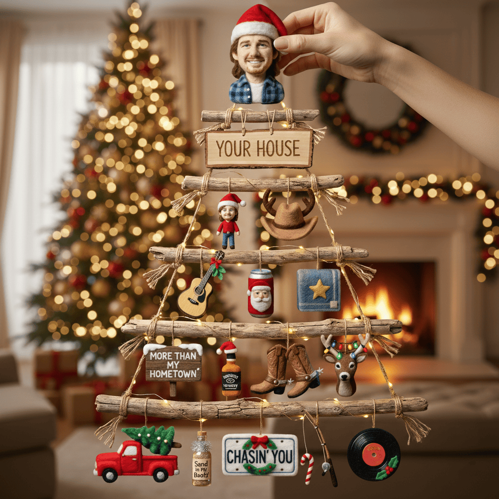 MGWL Premium Rustic Wall Christmas Tree HTTT