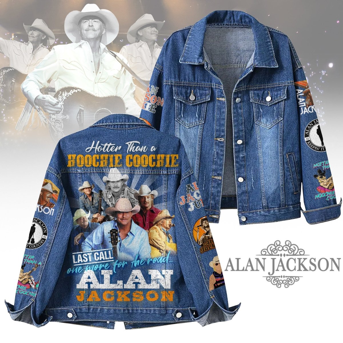 ALJ Denim Jacket TNSM - dcprintify