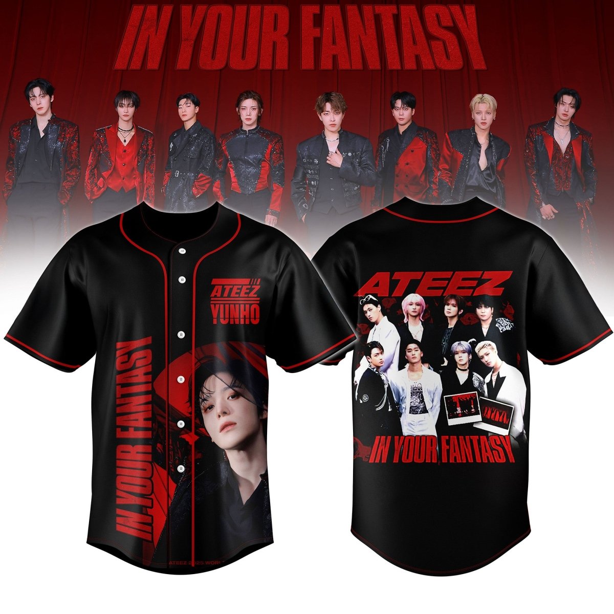 ATEEZ JERSEY SHIRT TNSM - dcprintify