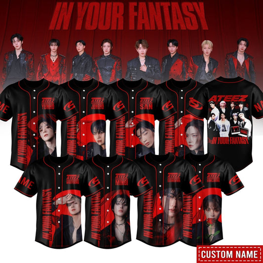 ATEEZ JERSEY SHIRT TNSM - dcprintify