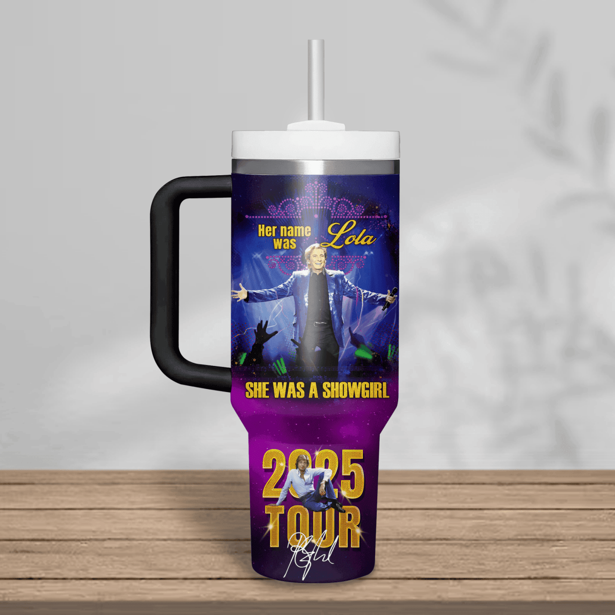 BRML 40oz Tumbler With Handle PMN - dcprintify