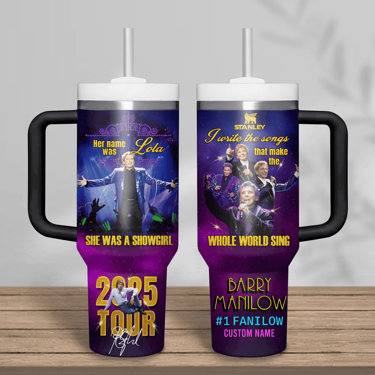 BRML 40oz Tumbler With Handle PMN - dcprintify