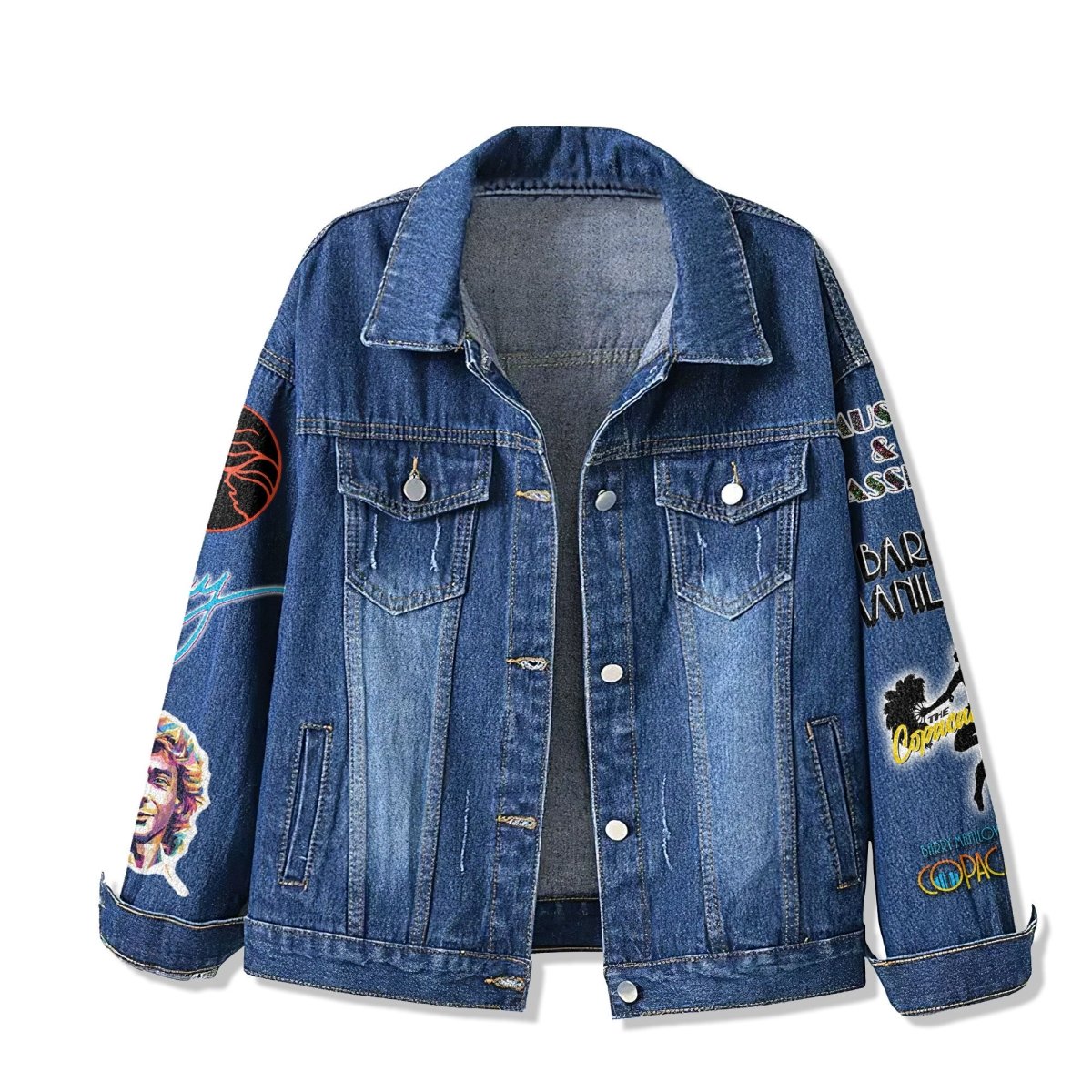 BRML Denim Jacket PMN - dcprintify