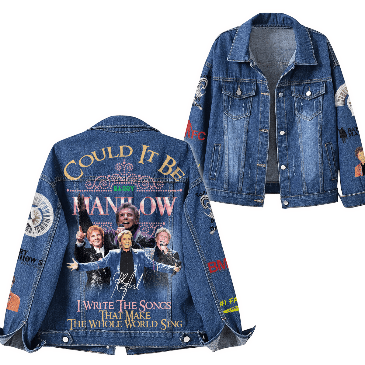 BRML Denim Jacket PTLE - dcprintify
