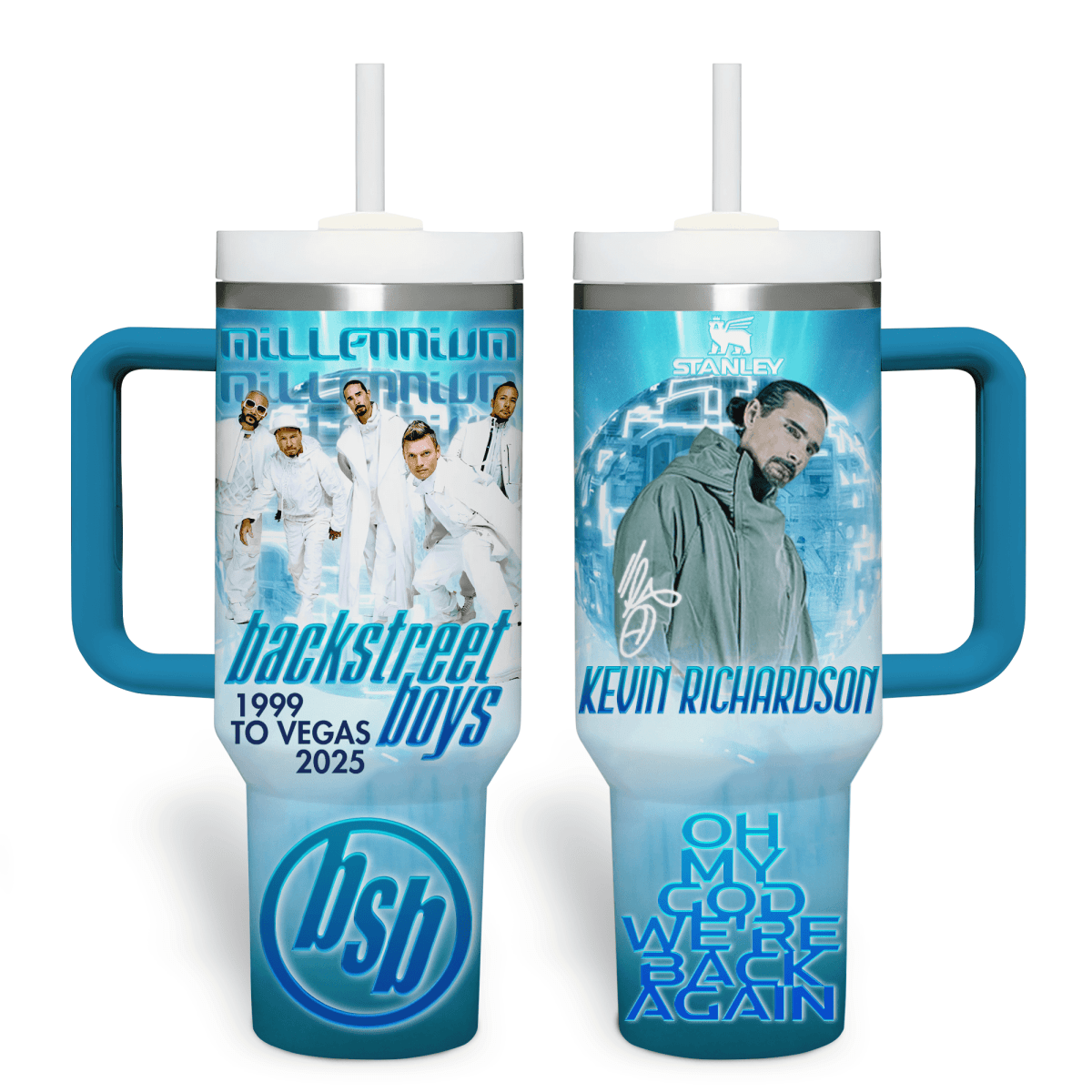 BSBS 40oz Tumbler With Handle TNSM - dcprintify